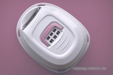 Туалет-домик Georplast Galaxy Deluxe 10586 (белый/розовый)