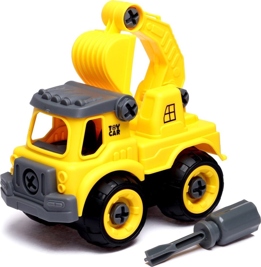 Конструктор Sima-Land Машина с ковшом D916 7016004 (26эл)