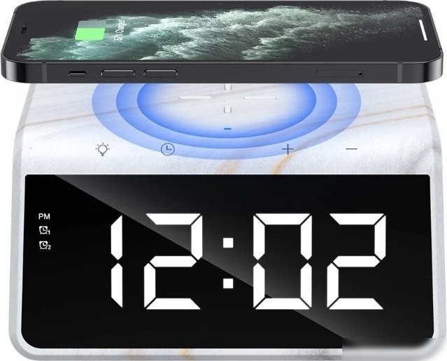 Настольные часы Havit W320 (мрамор)