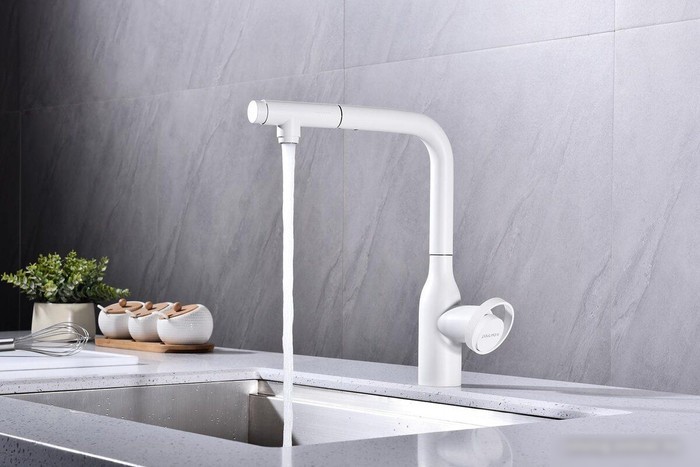Смеситель Paulmark Urban Ur213104-431 (белый матовый)