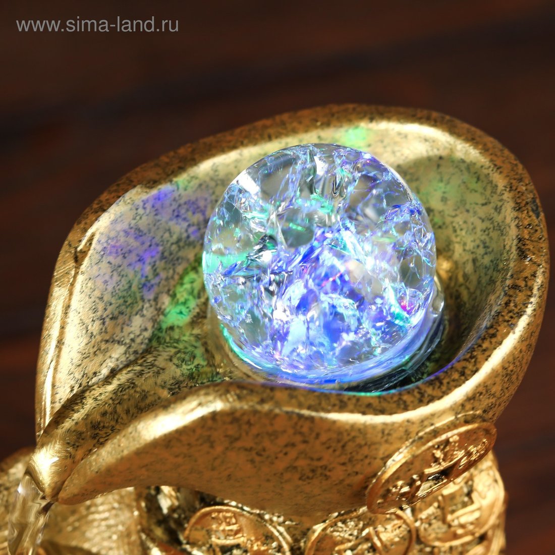 Фонтан декоративный Sima-Land Мешок с золотыми монетами 4627469