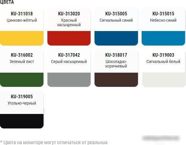 Эмаль Kudo По ржавчине RAL 3020 520 мл (красный)