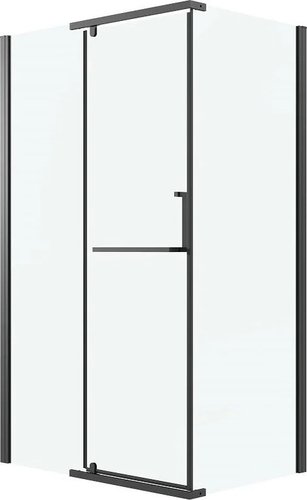 Душевой уголок Grossman Pragma 100x90x195 120.K33.03.1090.21.00 (черный матовый/стекло прозрачное)