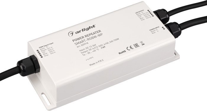 Усилитель контроллера RGBW Arlight SMART-RGBW-WP (12-36V, 4x5A) 029918
