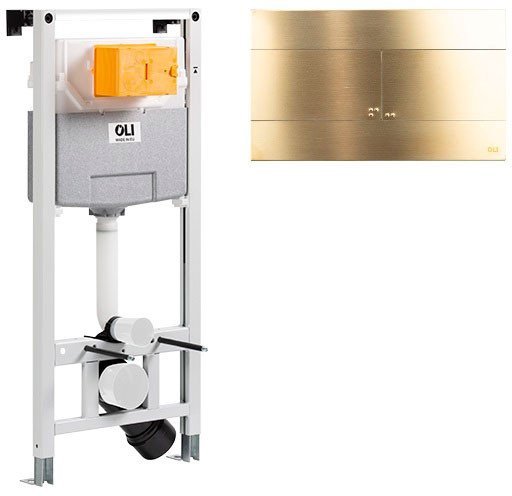 Инсталляция для унитаза OLI 885052+888565 (золото)