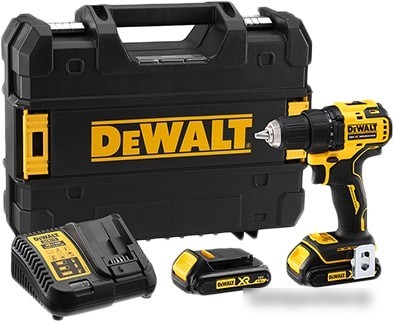 Дрель-шуруповерт DeWalt DCD708S2T (с 2-мя АКБ, кейс)