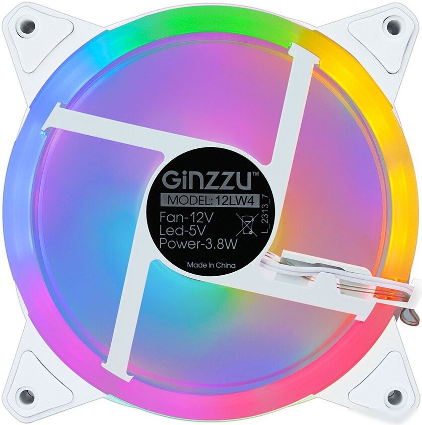 Комплект вентиляторов для корпуса Ginzzu 12LW4 (4 шт.)