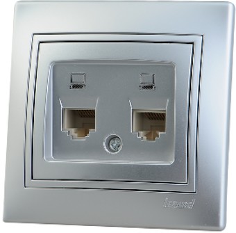 Розетка компьютерная Lezard Mira 701-1010-141