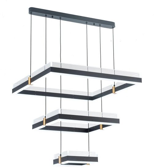 Подвесная люстра LED4U L7801-600 BK