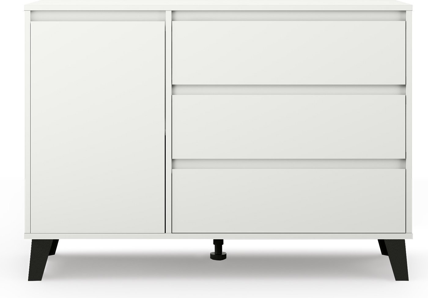Тумба Anrex Berg 1D3S (белый)