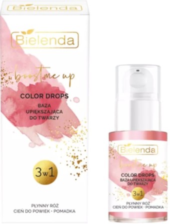 Румяна Bielenda Boost Me Up Цветные капли 3в1 15 мл