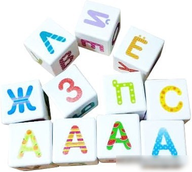 Кубики Десятое королевство Школа дошколят. Веселый алфавит 00707