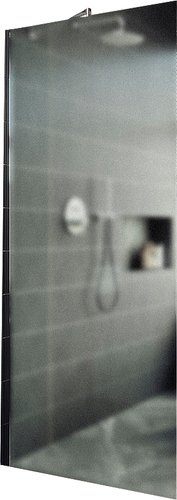 Душевая стенка MaybahGlass 109x195 MGD-680-4ш (сатин стекло/хром глянцевый)