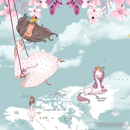Виниловые обои Citydecor Princess 9 300x150