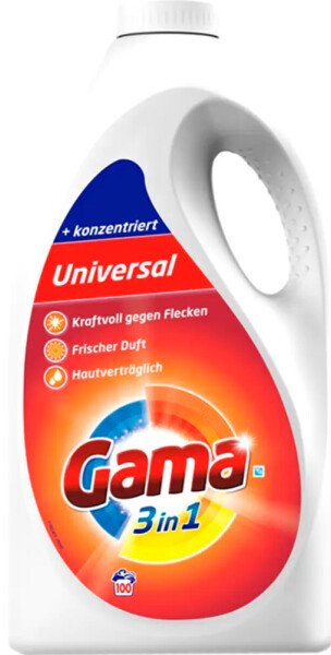 Гель для стирки Gama Универсальный 4.5 л Гель для стирки Gama Универсальный 4.5 л