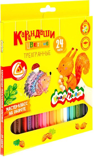 Набор цветных карандашей Каляка-Маляка КТКМ24 (24цв)