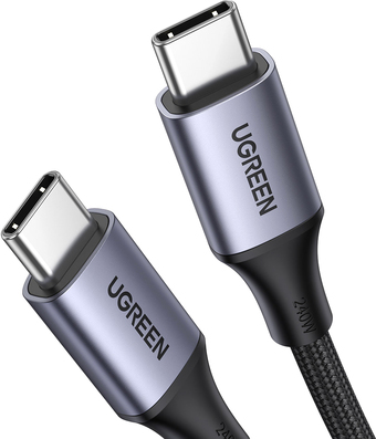 Кабель Ugreen US535 15311 USB Type-C - USB Type-C (1 м, черный)