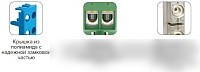 Клемма EKF PROxima PLC-KVS-16-95-Gray (cерый)
