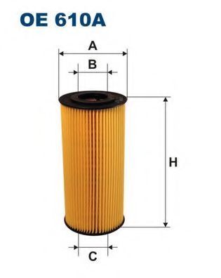 Масляный фильтр Filtron OE610A