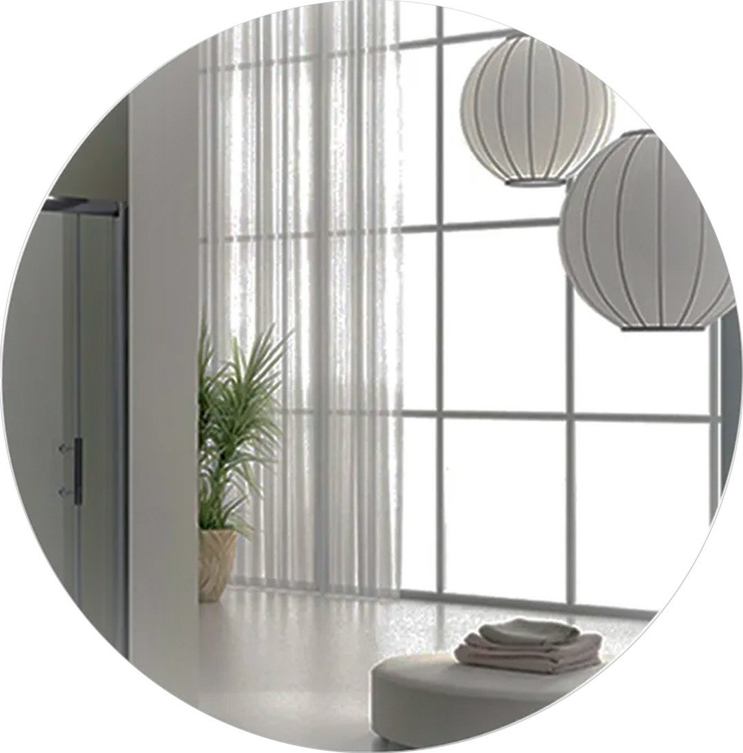 Пекам Зеркало Ring Fly 100x100 ringFly-100x100sp (с подсветкой, с сенсором, подогревом)