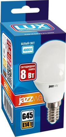 Светодиодная лампочка JAZZway PLED-LX G45 8w E14 4000K