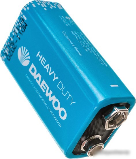 Батарейка Daewoo Heavy Duty 6F22-1S