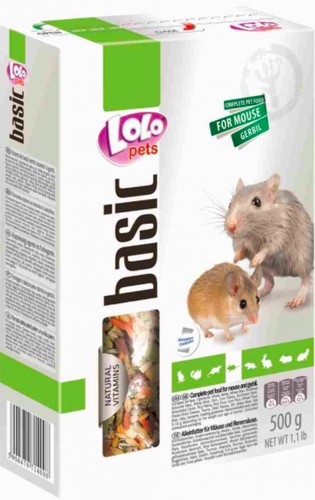 Корм для грызунов Lolo Pets для мышей и песчанок LO-71400 500 г