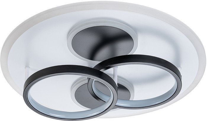 Припотолочная люстра Escada 10235/4LED Round (черный/белый)