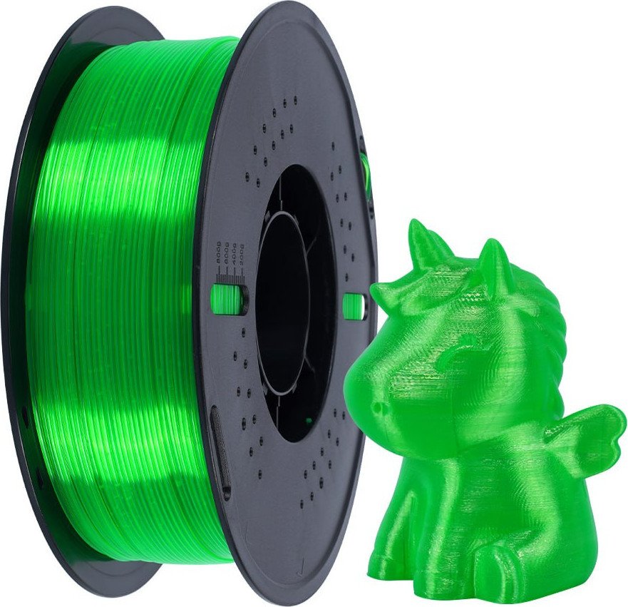 Филамент Kingroon PETG KR-PETG004Y-1CH (1кг, прозрачный зеленый)