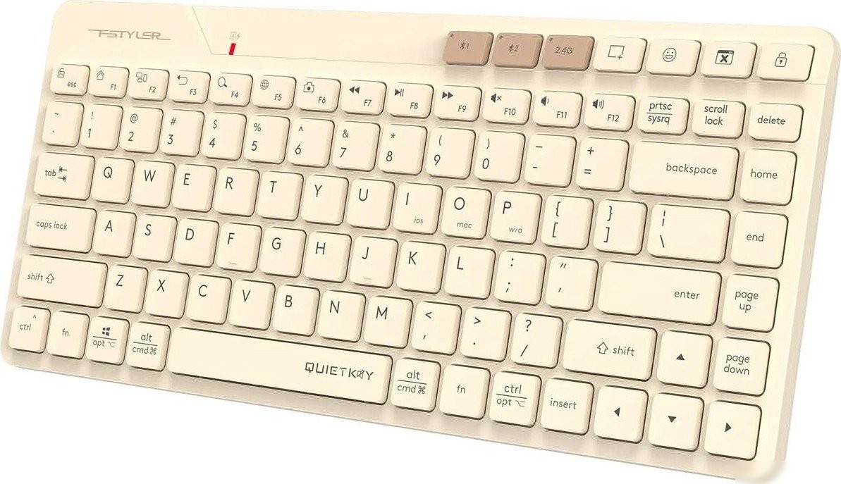 Клавиатура A4Tech Fstyler FBK26C AS (бежевый)
