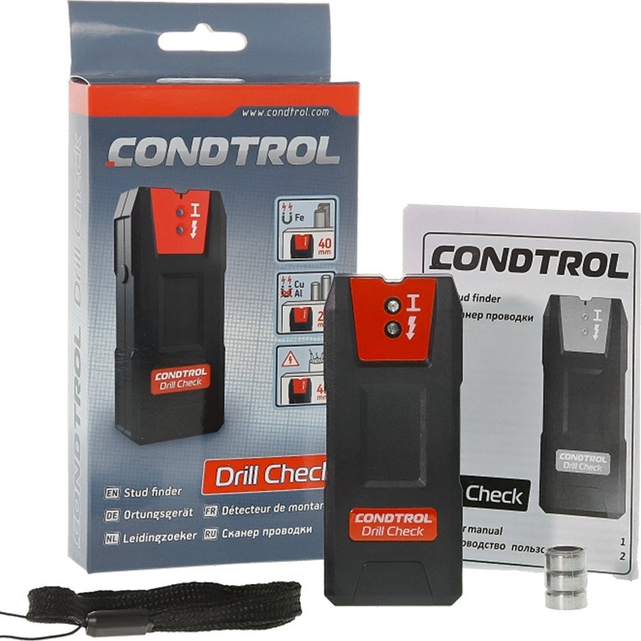 Детектор скрытой проводки Condtrol Drill Check