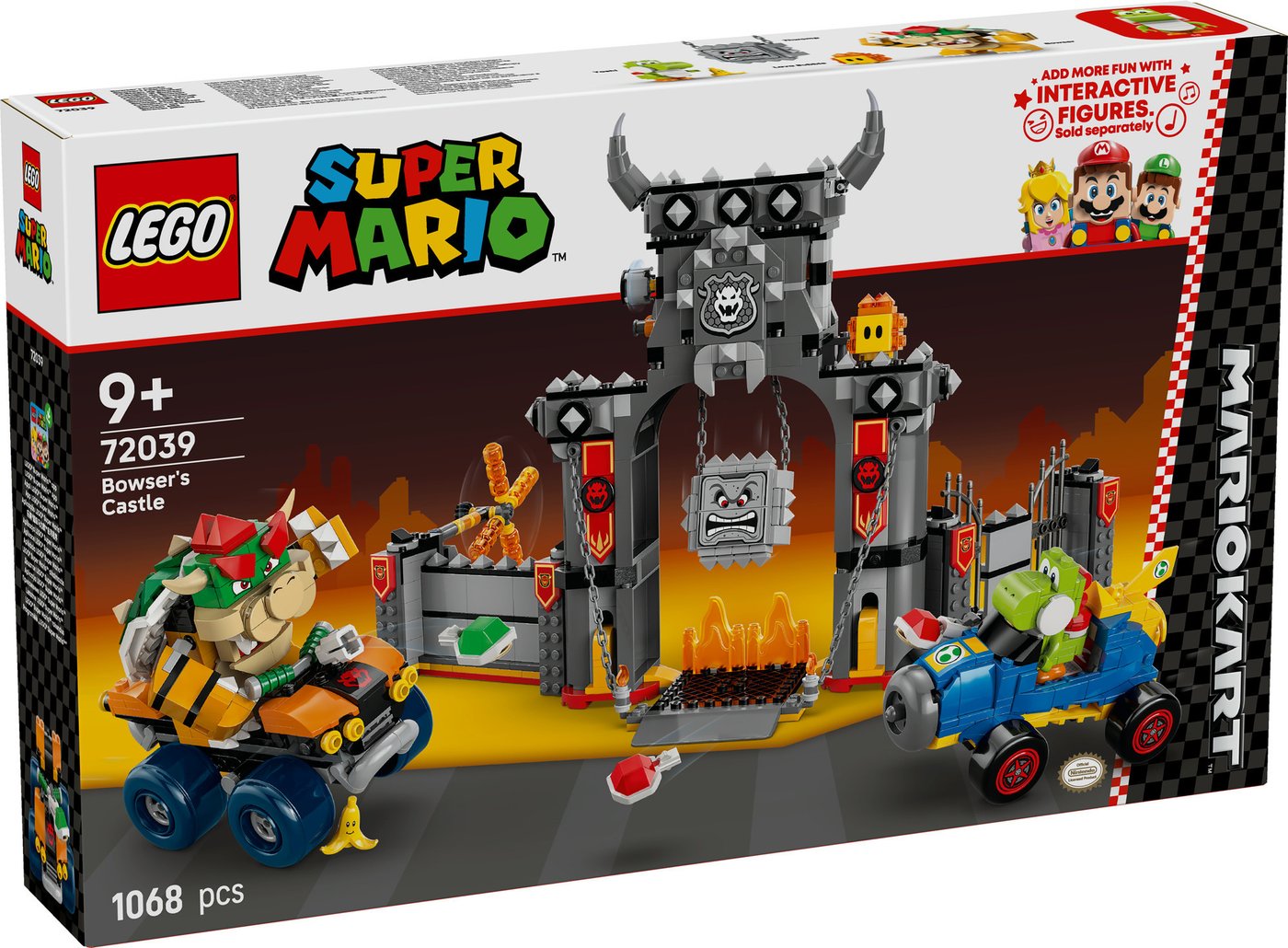 Конструктор LEGO Super Mario 72039 Марио Карт: Замок Боузера