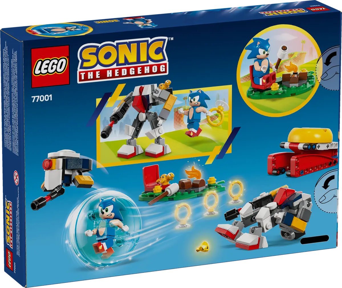 Конструктор LEGO Super Sonic Столкновение Соника у костра 77001