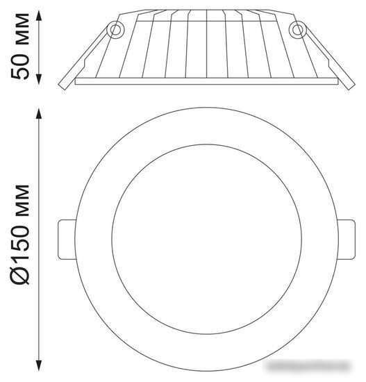 Точечный светильник Novotech Gesso 358806
