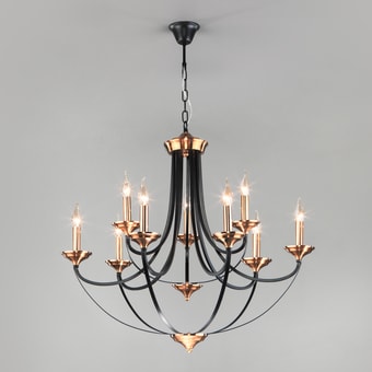Подвесная люстра Евросвет 60098/9 (Black)