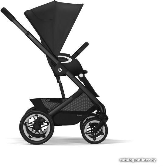 Коляска прогулочная «книга» Cybex Talos S Lux (BLK moon black)
