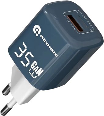 Адаптер питания Atomic Crystal G351 GAN 35W (синий)