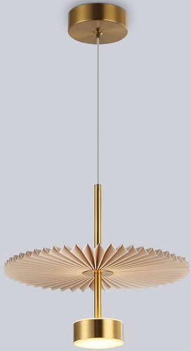 Подвесная люстра Ambrella LH72603 BR/WH (латунь/бежевый)