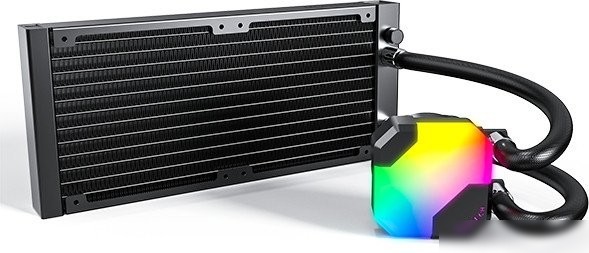 Жидкостное охлаждение для процессора Montech HyperFlow ARGB 240 (черный)