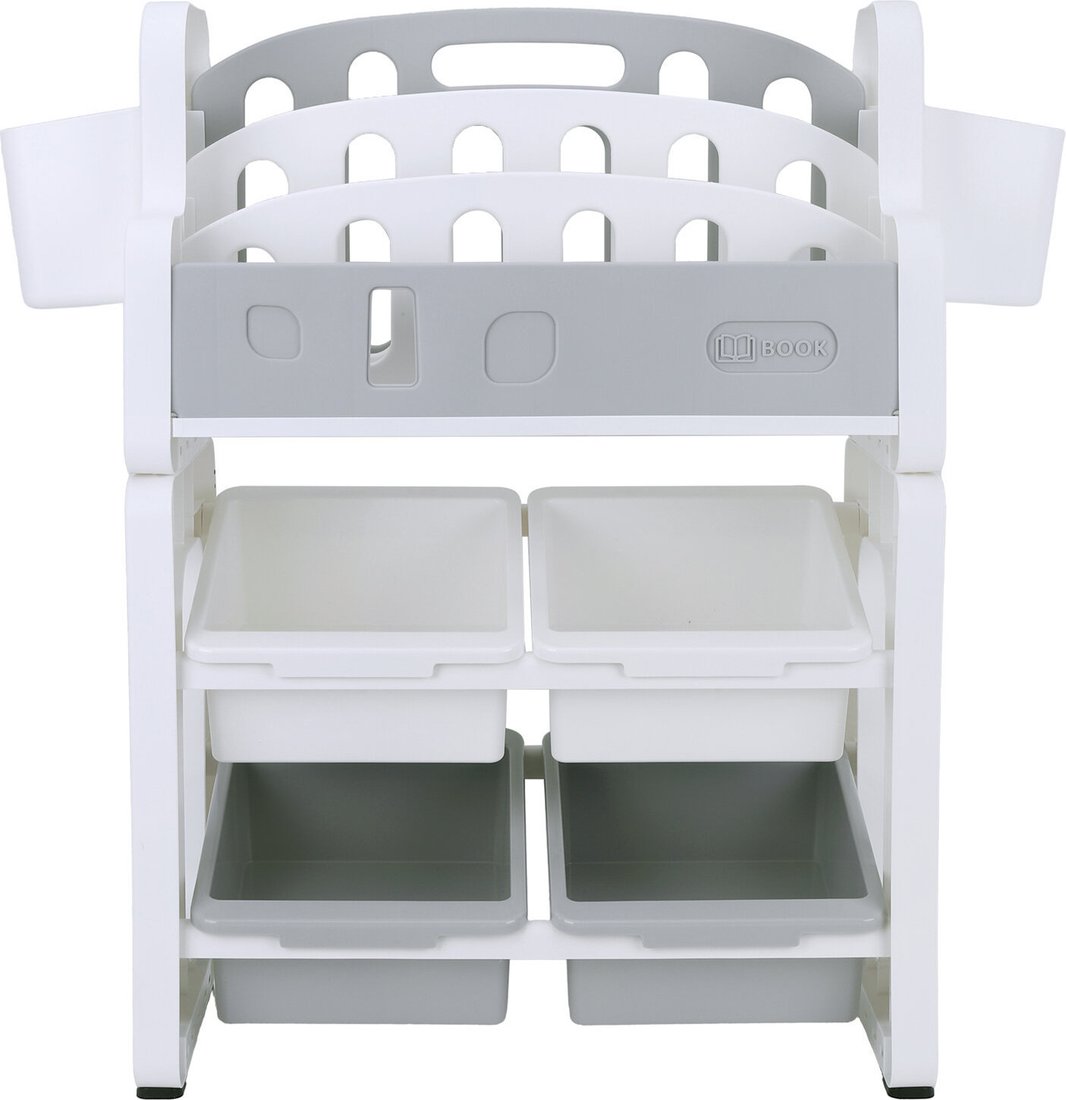 Стеллаж Brabix Kids CR-002 533298 (белый/серый)