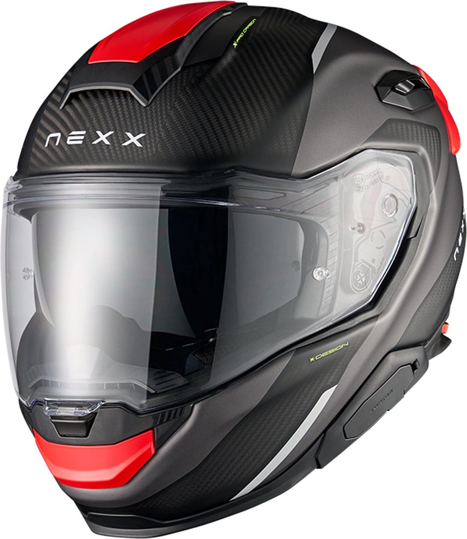 Мотошлем Nexx Helmets X.TR Rush (2XL, черный/красный)