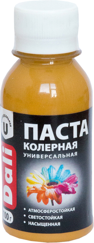 Колеровочная краска Dali универсальная 0.1 кг (охра)