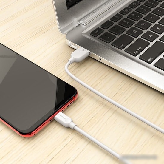 Кабель Borofone BX14 microUSB 2 м (белый)
