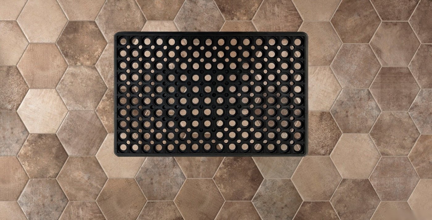 Придверный коврик Zalel 100% резина 60x90см 519 009123