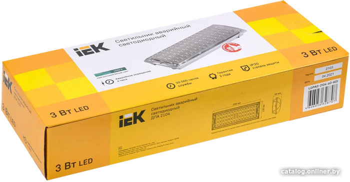 Светильник IEK ДПА 2104 LDPA0-2104-60-K01