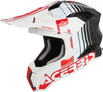 Мотошлем Acerbis Airstrike-C 0026832.239.066 (L, белый/красный)