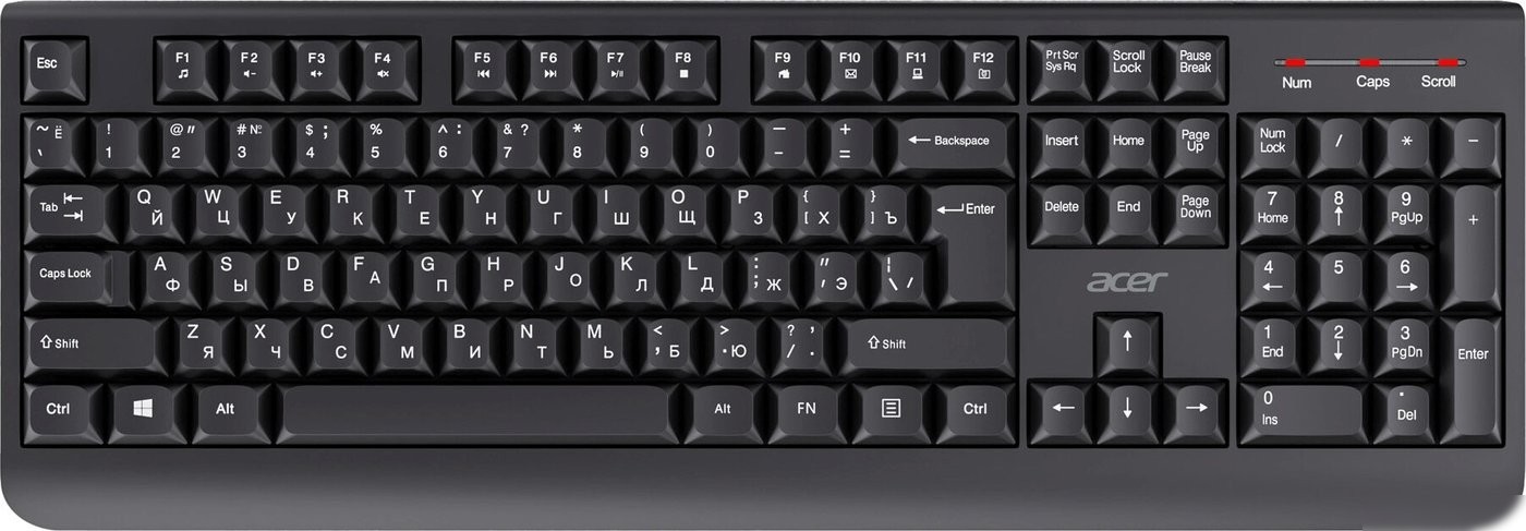 Офисный набор Acer OCC401 (черный)
