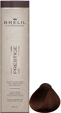 Крем-краска для волос Brelil Professional Colorianne Prestige 7/38 шоколадный блонд