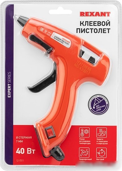 Термоклеевой пистолет Rexant Эксперт 12-1511