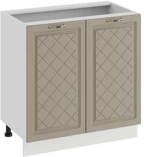 Шкаф напольный Трия Бьянка 1Н8 (дуб кофе)